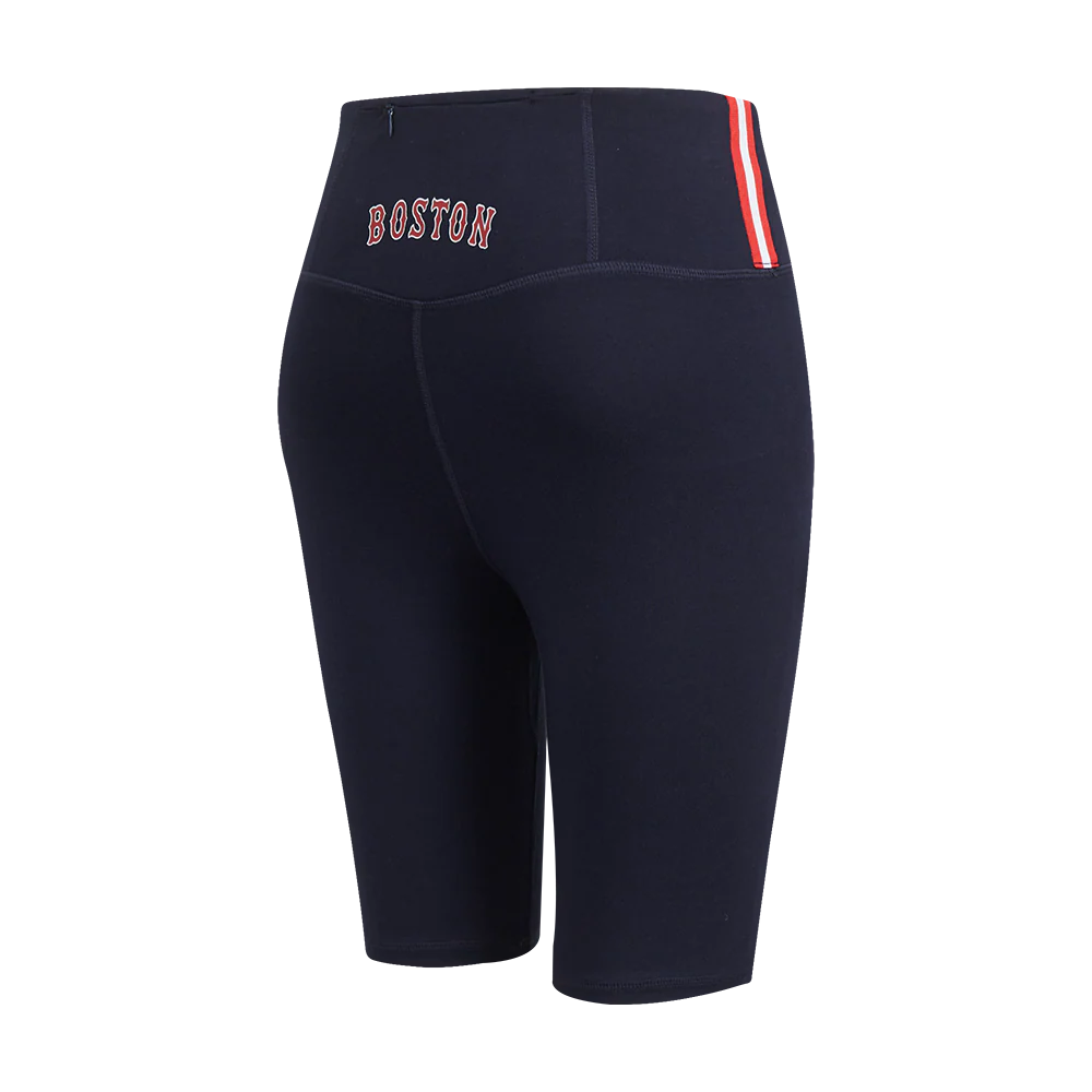 MLB BOSTON RED SOX CLASSIC WOMEN'S COTTON BIKE SHORT (MIDNIGHT NAVY) - Image 3