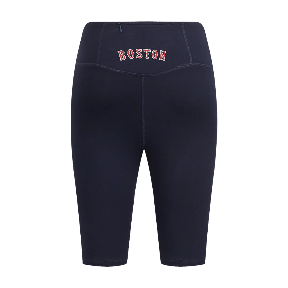 MLB BOSTON RED SOX CLASSIC WOMEN'S COTTON BIKE SHORT (MIDNIGHT NAVY) - Image 4
