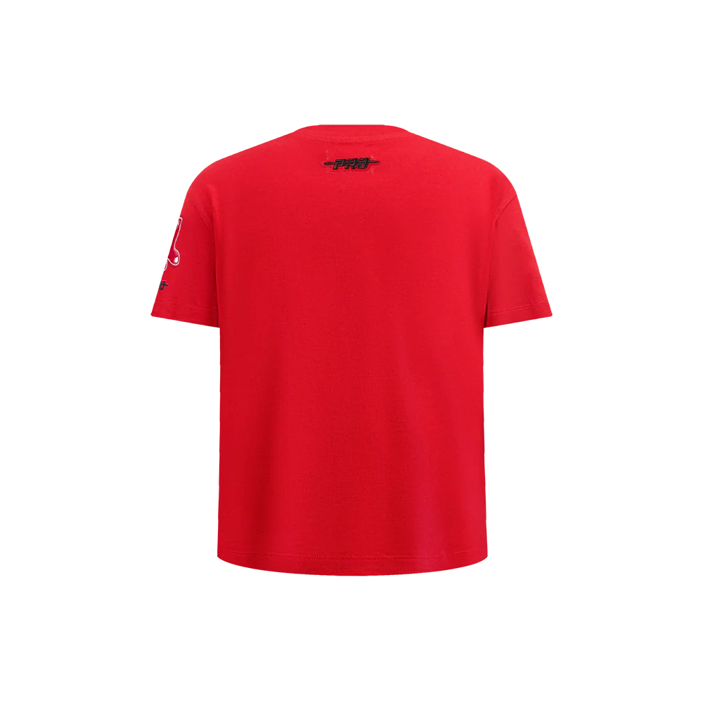 MLB BOSTON RED SOX RAFAEL DEVERS  #11 AVATAR LITTLE BOYS SHORT SLEEVE TOP (RED) - Image 4