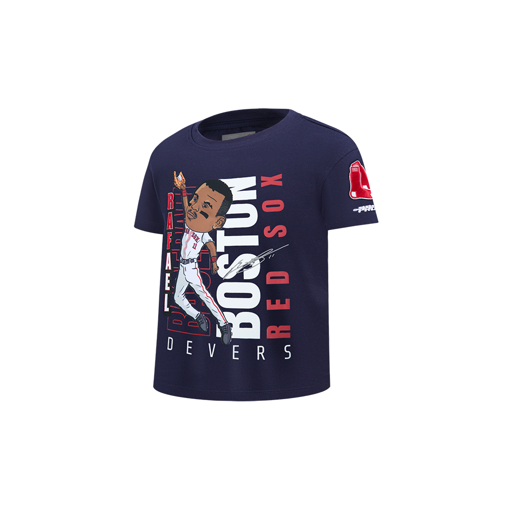 MLB BOSTON RED SOX RAFAEL DEVERS  #11 REMIX AVATAR TODDLER BOYS SHORT SLEEVE TOP (MIDNIGHT NAVY) - Image 2