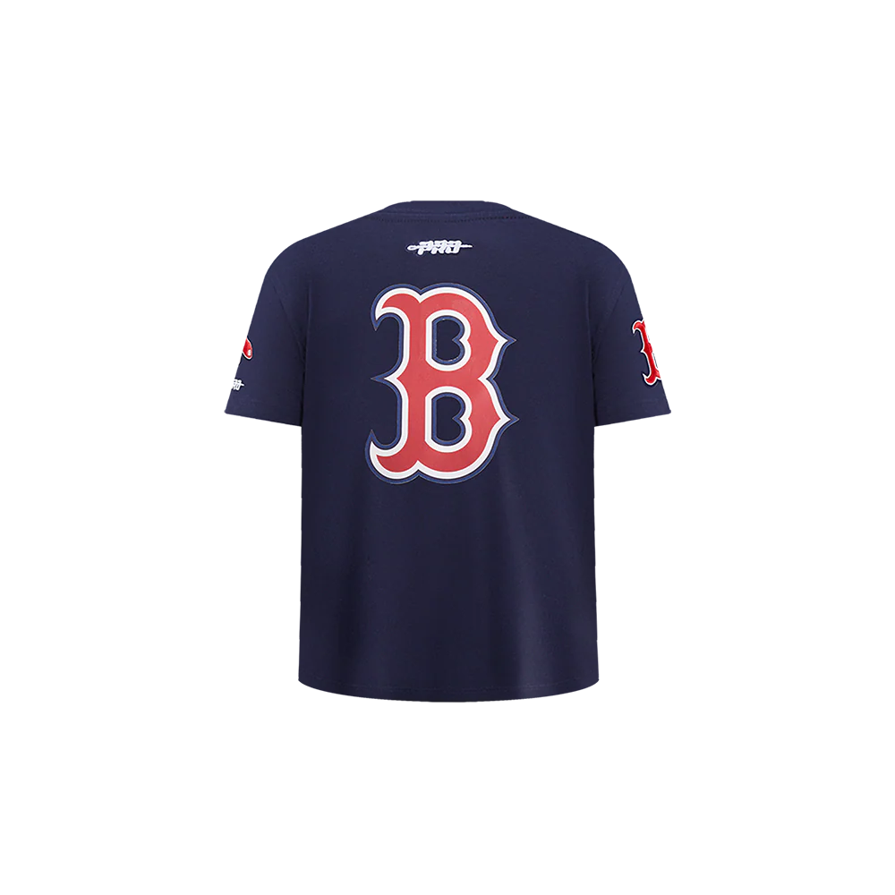MLB BOSTON RED SOX RAFAEL DEVERS #11 CLASSIC PLAYER NAME AND NUMBER TODDLER BOY'S TEE (MIDNIGHT NAVY) - Image 4