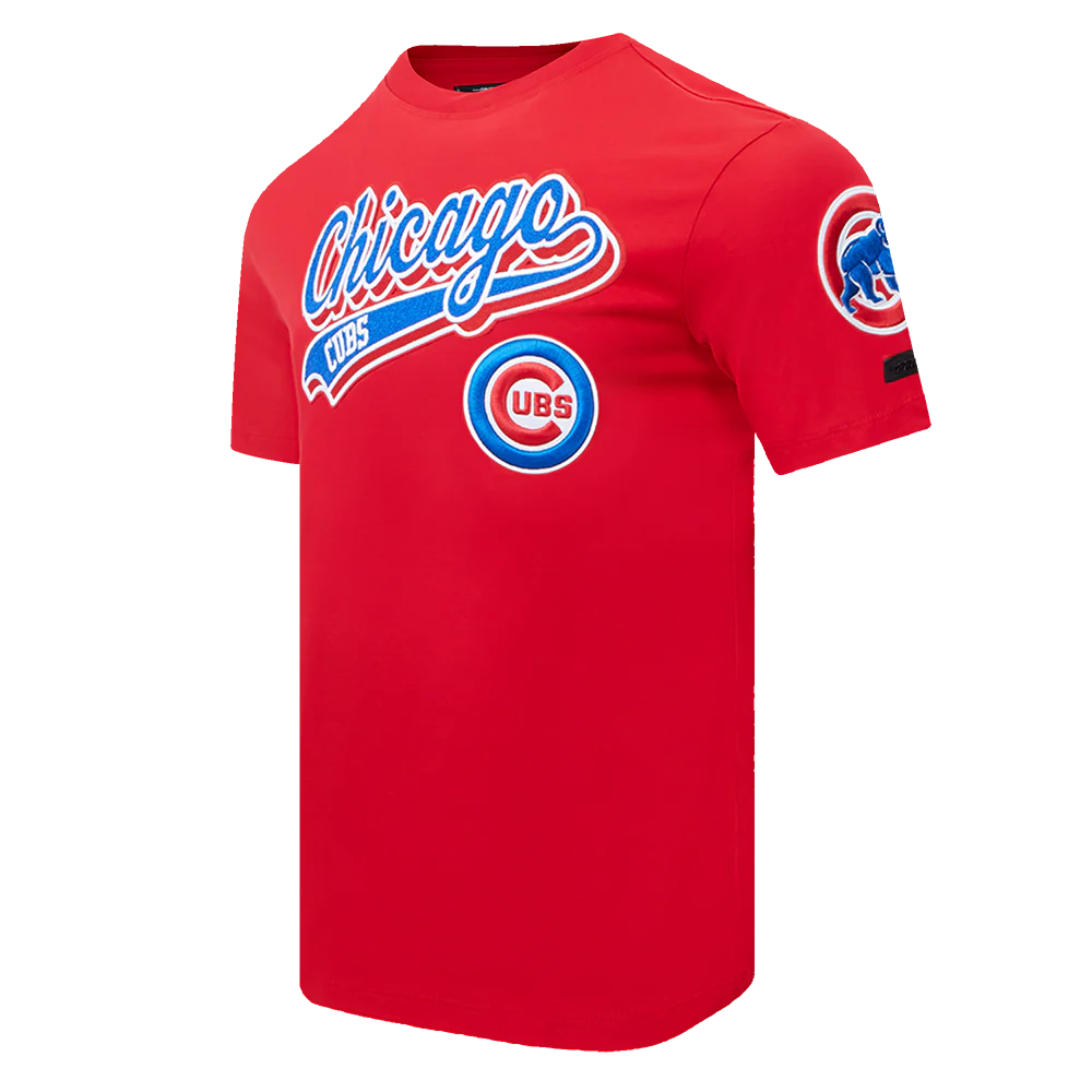MLB CHICAGO CUBS SCRIPT TAIL MEN'S TOPS (RED) - Image 2