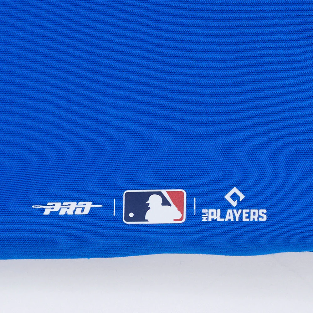 MLB CHICAGO CUBS DANSBY SWANSON #7 CLASSIC MEN'S SHORT SLEEVE PULLOVER HOODIE (ROYAL BLUE) - Image 7