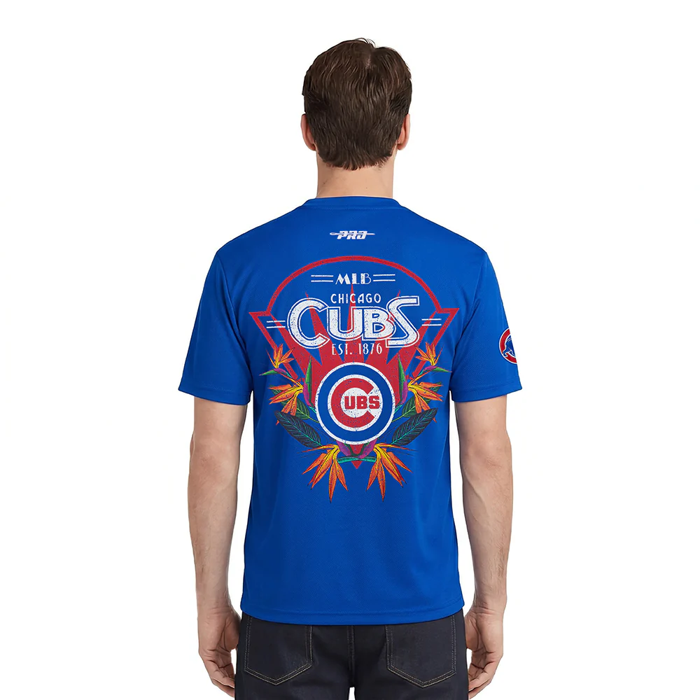 MLB CHICAGO CUBS PARADISE MEN'S S/S TOP (ROYAL BLUE)