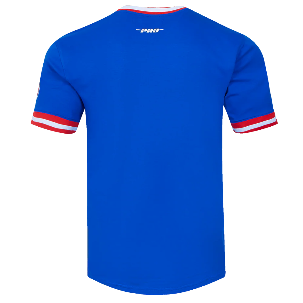 MLB CHICAGO CUBS CLASSIC CHENILLE MEN'S S/S TEE (ROYAL BLUE/RED) - Image 7