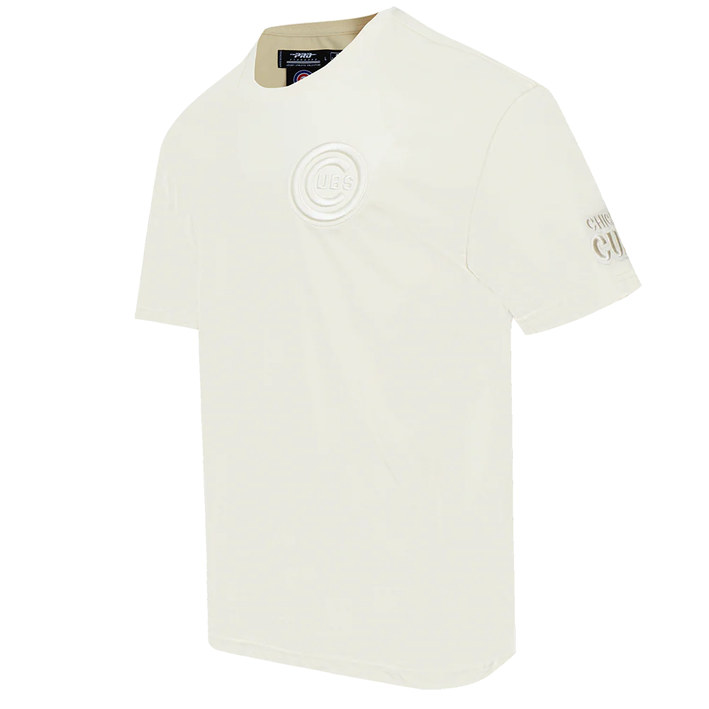 MLB CHICAGO CUBS NEUTRAL MEN'S DROP SHOULDER TOP (EGGSHELL) - Image 2