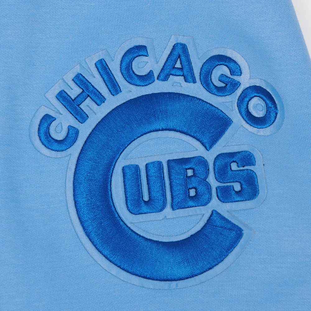 MLB CHICAGO CUBS CLASSIC CHENILLE MEN'S PULLOVER HOODIE (UNIVERSITY BLUE) - Image 8