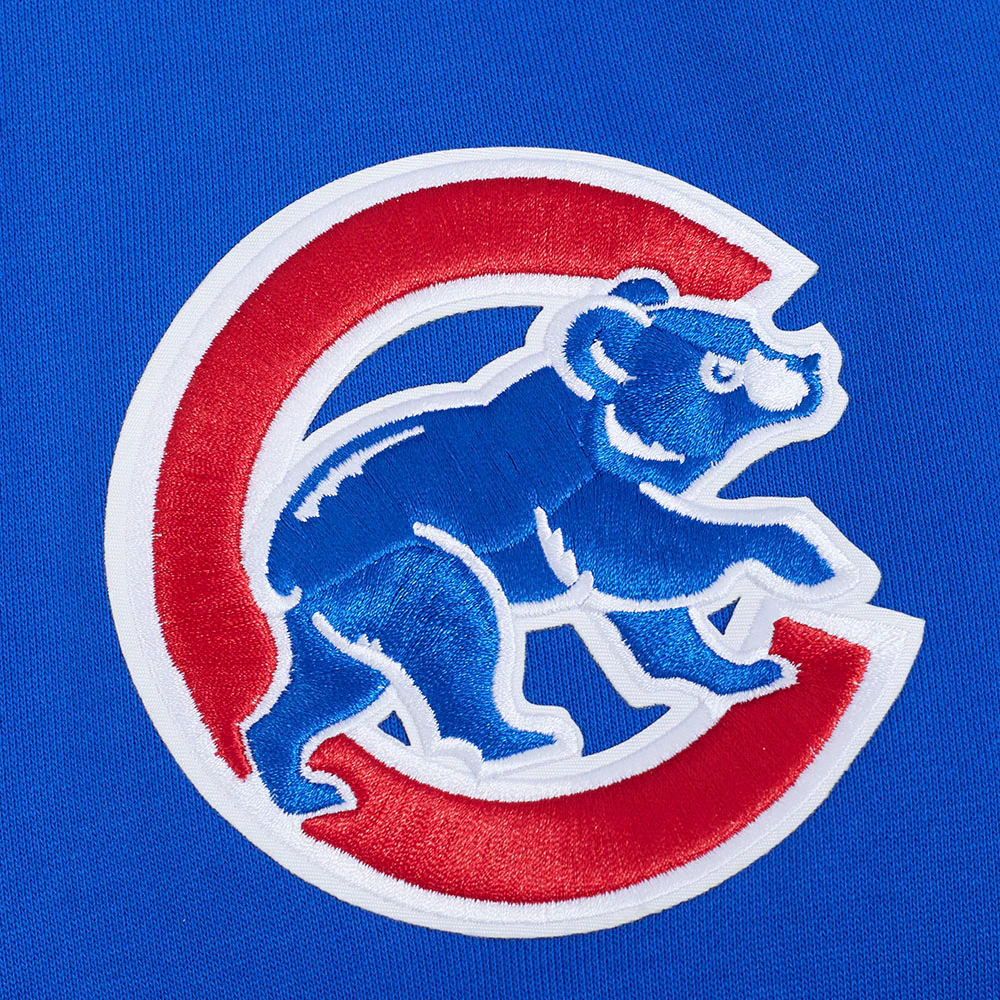 MLB CHICAGO CUBS SCRIPT TAIL MEN'S PULL OVER HOODIE (ROYAL BLUE/RED) - Image 6