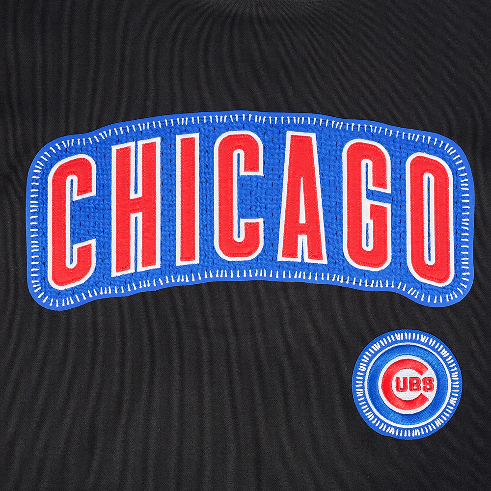 MLB CHICAGO CUBS DIY PICK STITCH MEN'S DK PO HOODIE (BLACK) - Image 5