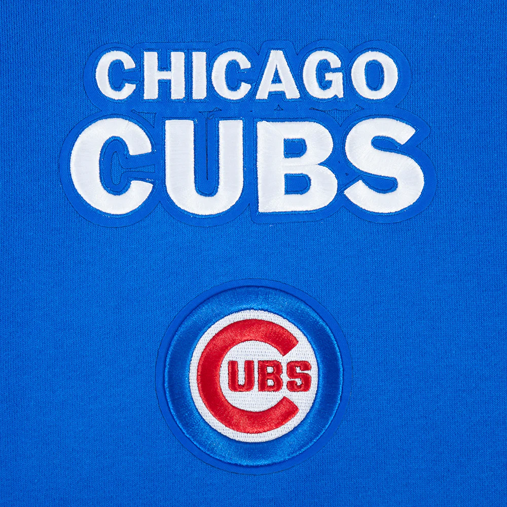 MLB CHICAGO CUBS WINGSPAN MEN'S DROP SHOULDER FLC PO HOODIE (ROYAL BLUE) - Image 5