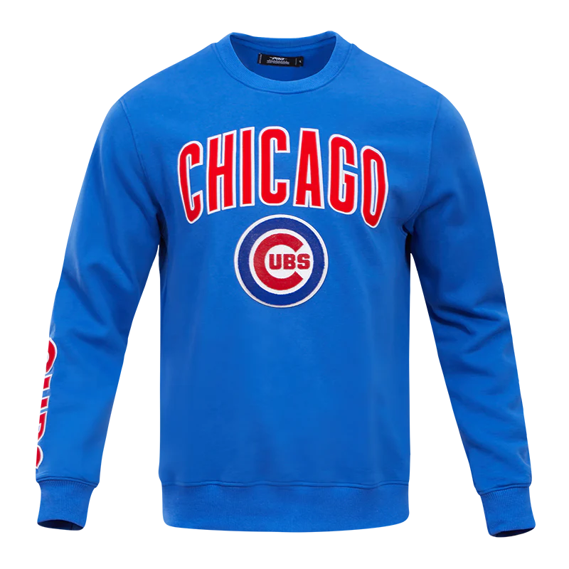 MLB CHICAGO CUBS CLASSIC MEN'S CREWNECK (ROYAL BLUE)