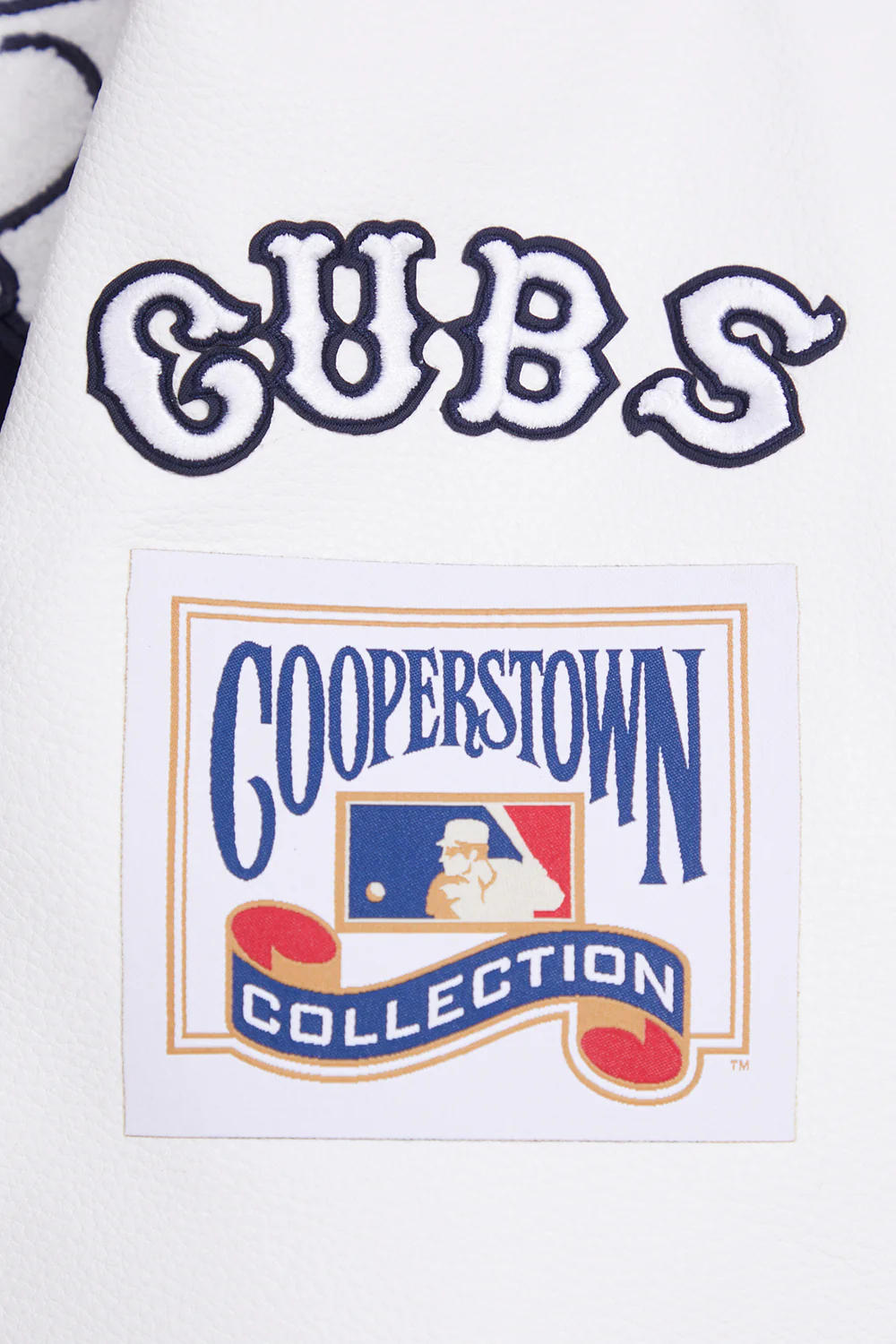 MLB CHICAGO CUBS RETRO CLASSIC MEN'S RIB WOOL VARSITY JACKET (MIDNIGHT NAVY/WHITE) - Image 10