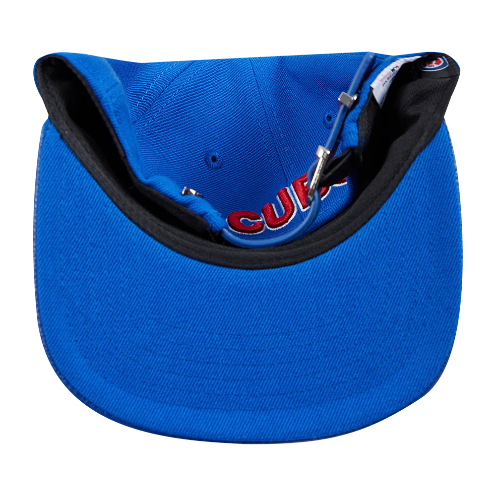 MLB CHICAGO CUBS SCRIPT TAIL WOOL STRAPBACK (ROYAL BLUE) - Image 6
