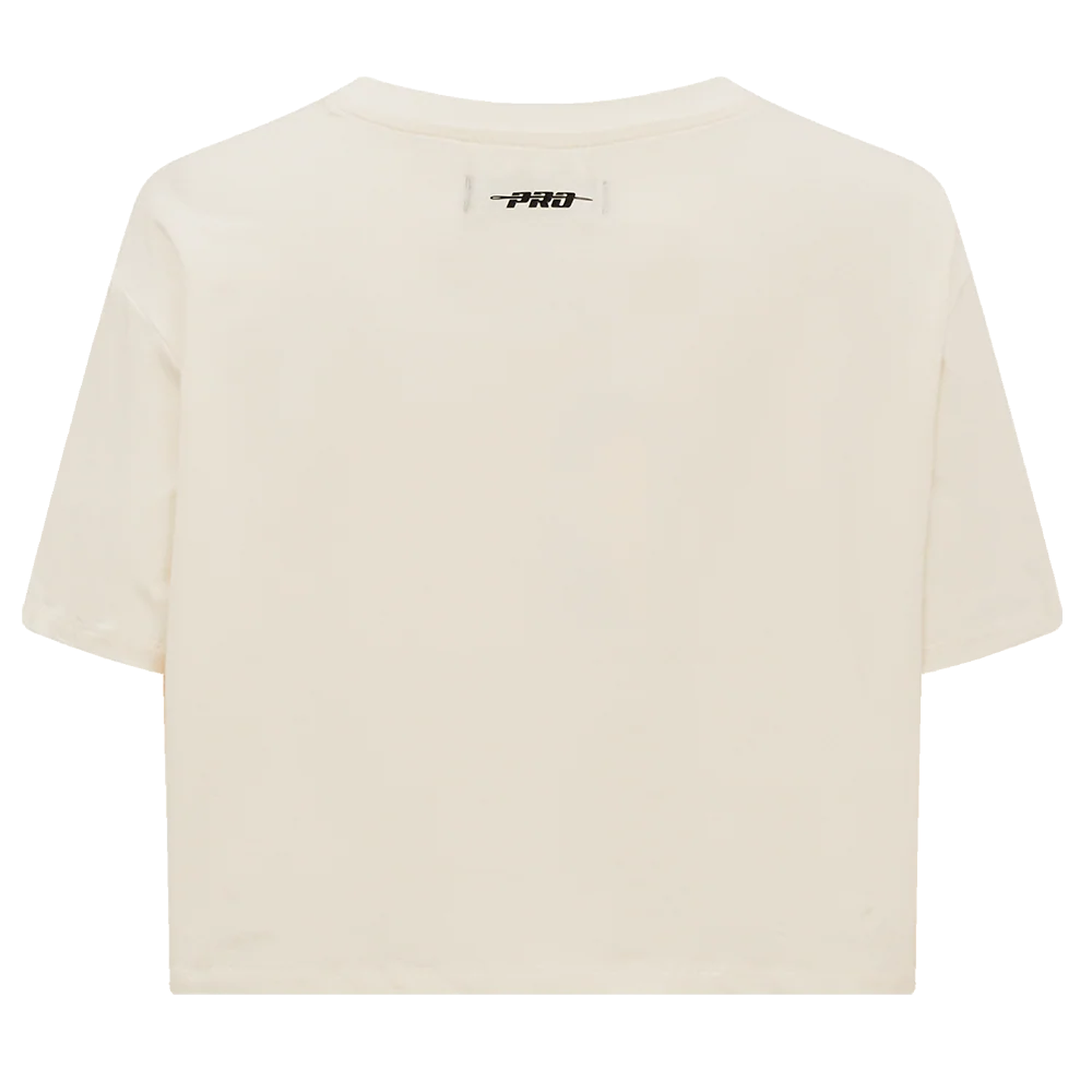 MLB CHICAGO CUBS RETRO CLASSIC WOMEN'S BOXY TOP (EGGSHELL) - Image 4