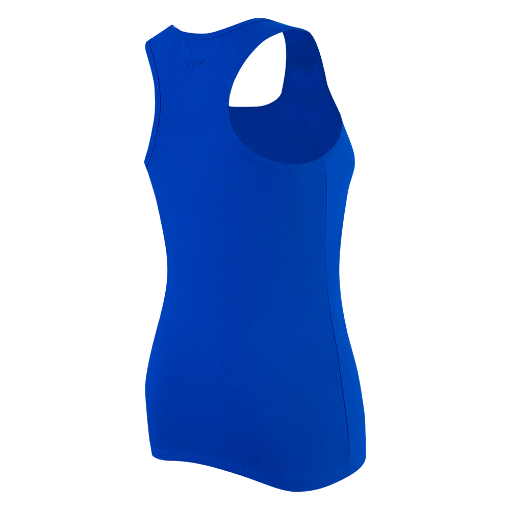 MLB CHICAGO CUBS TRIPLE TONAL RELAXED FIT WOMEN'S RACERBACK (ROYAL BLUE) - Image 4