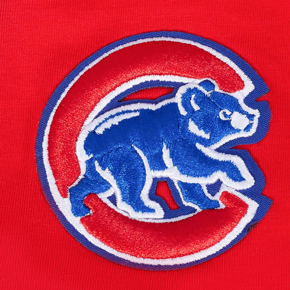 MLB CHICAGO CUBS CLASSIC SHORT SLEEVE WOMEN'S SLIM FIT TOP (RED) - Image 6
