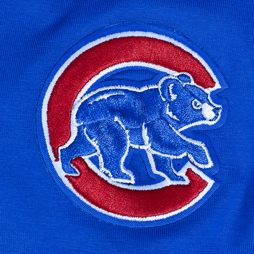 MLB CHICAGO CUBS CLASSIC SHORT SLEEVE WOMEN'S SINGLE JERSEY SLIM FIT TOP (ROYAL BLUE) - Image 6