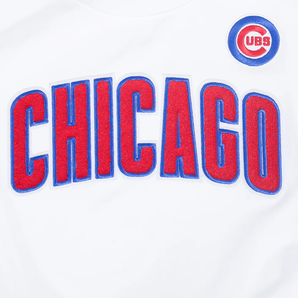 MLB CHICAGO CUBS CLASSIC SHORT SLEEVE WOMEN'S SLIM FIT TOP (WHITE) - Image 5