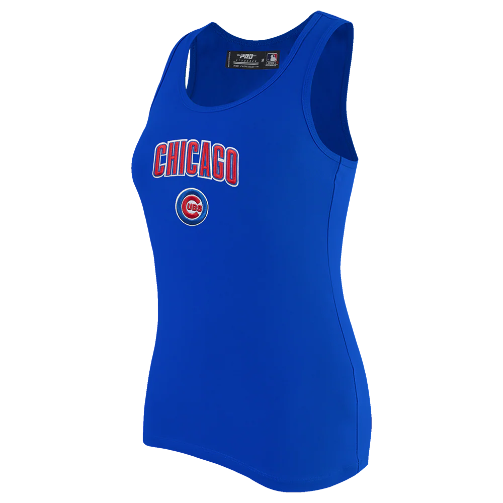 MLB CHICAGO CUBS CLASSIC WOMEN'S RELAXED FIT RACERBACK (ROYAL BLUE) - Image 2