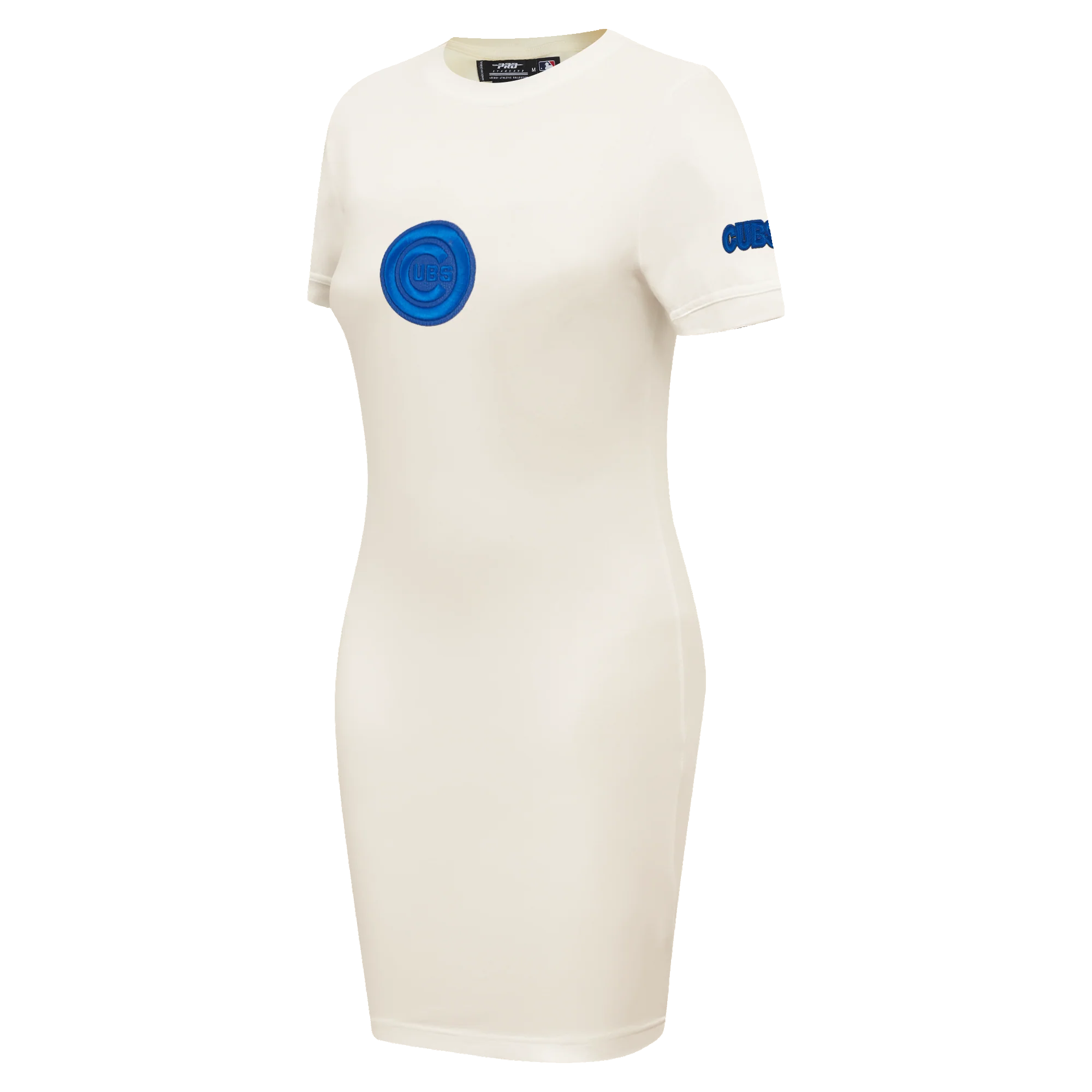 MLB CHICAGO CUBS TRIPLE TONAL BODYCON WOMEN'S DRESS (EGGSHELL) - Image 2