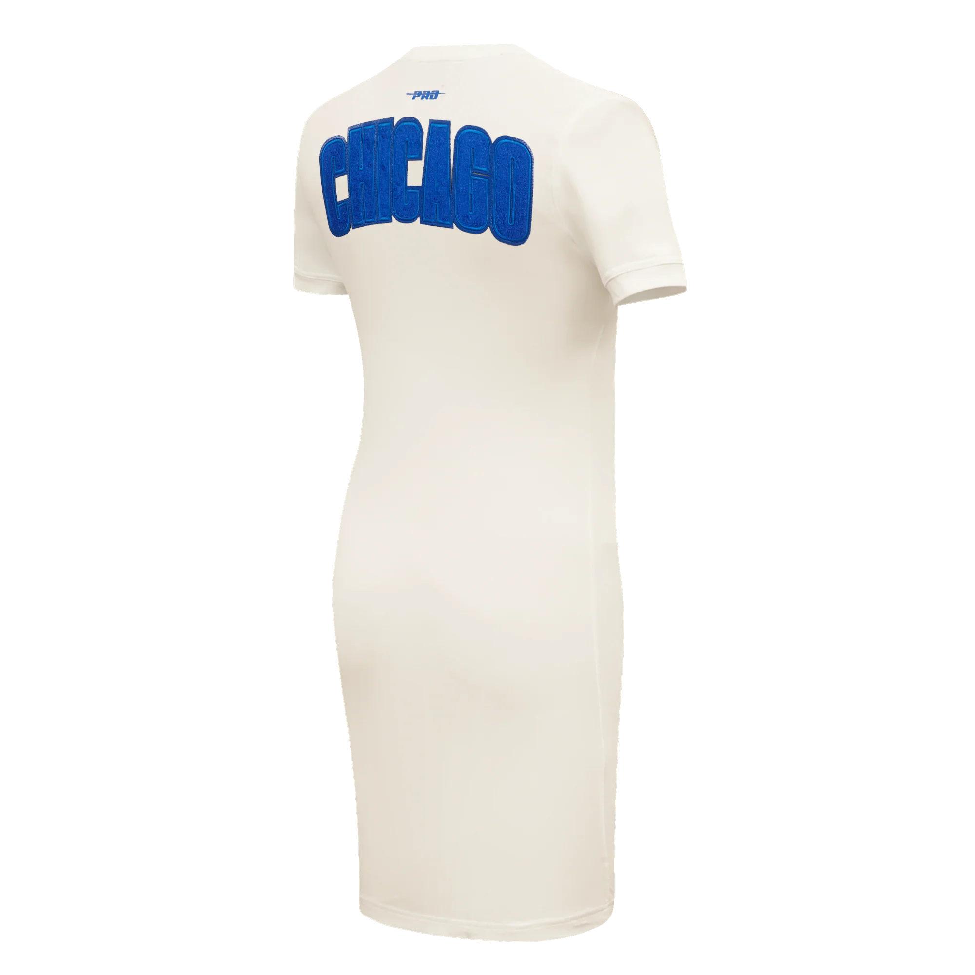 MLB CHICAGO CUBS TRIPLE TONAL BODYCON WOMEN'S DRESS (EGGSHELL) - Image 4