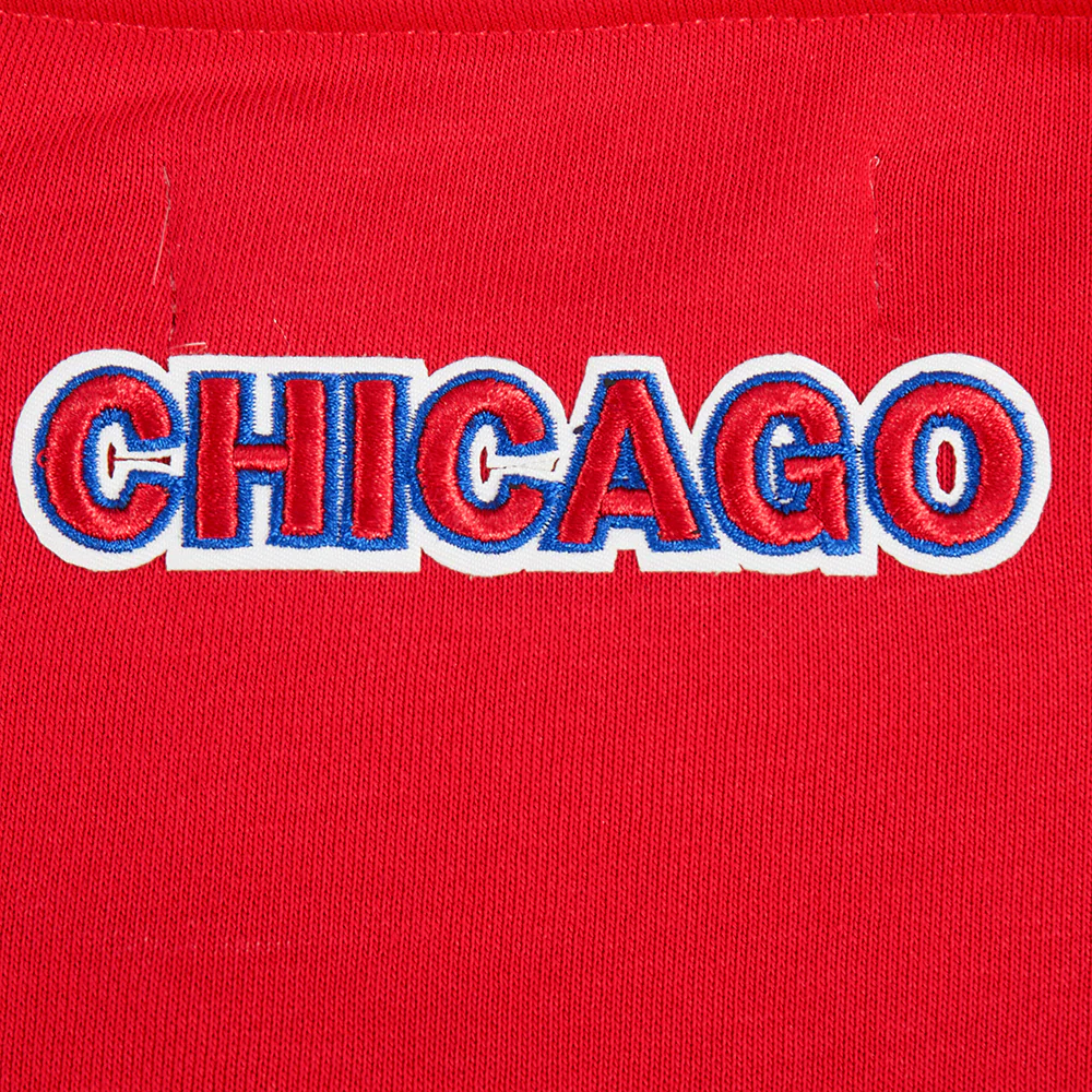 MLB CHICAGO CUBS CLASSIC WOMEN'S CREWNECK (RED) - Image 5