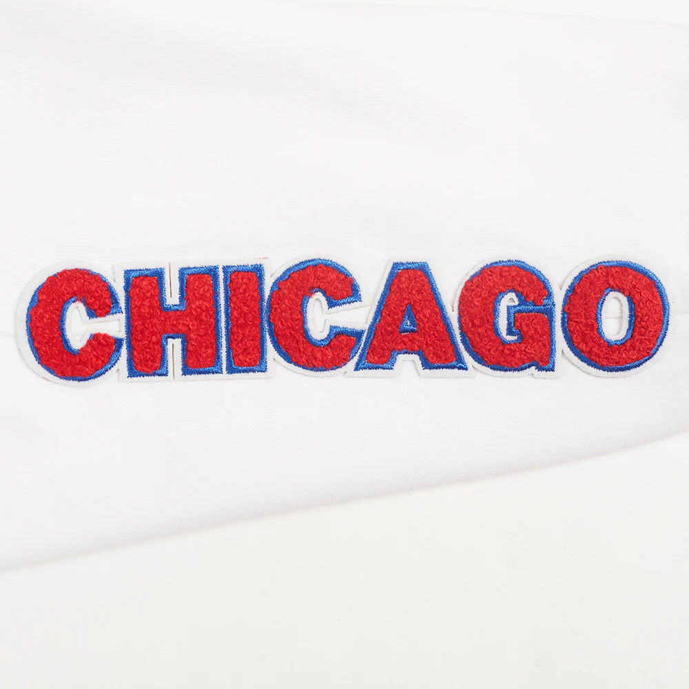 MLB CHICAGO CUBS CLASSIC WOMEN'S FLEECE SWEATPANT (WHITE) - Image 7