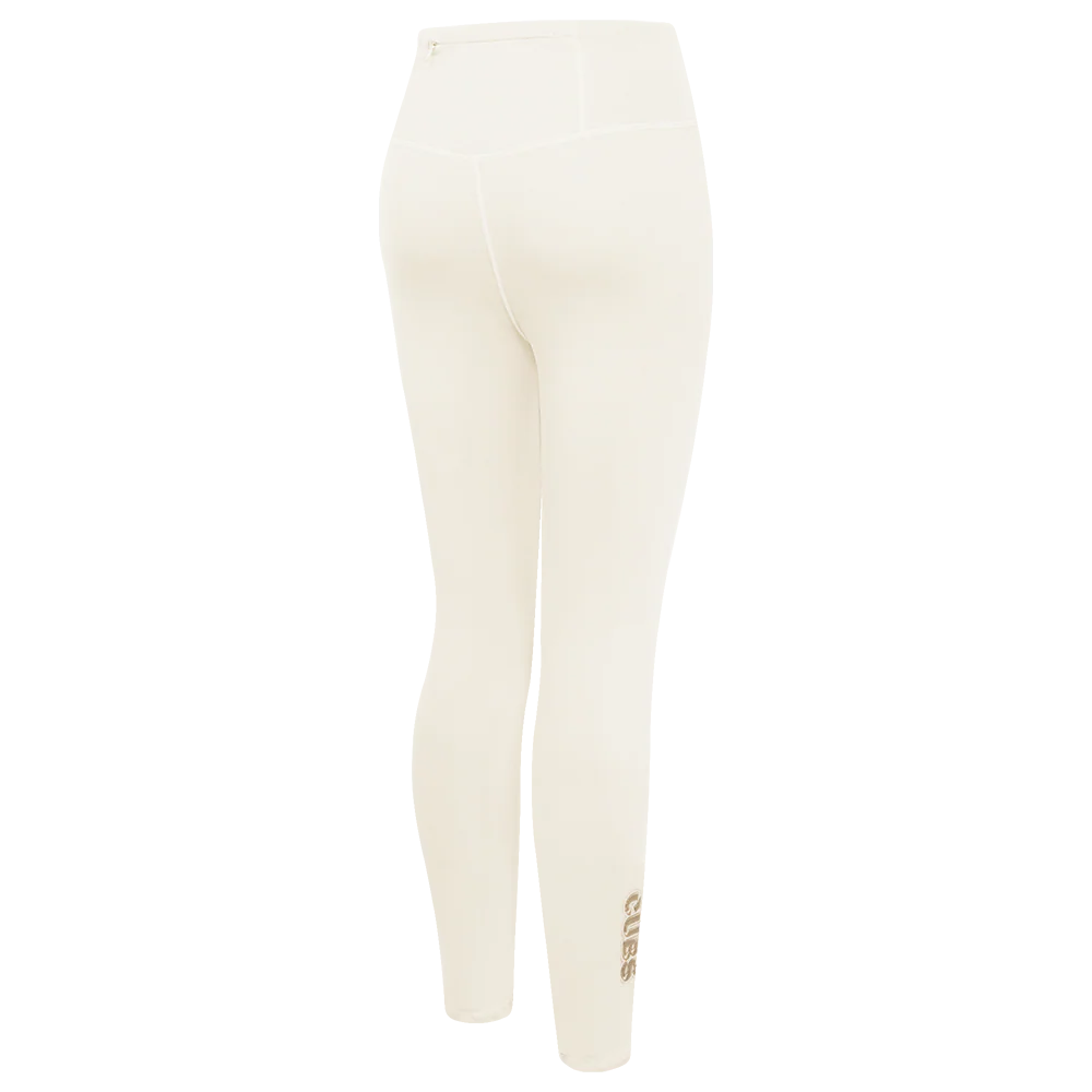 MLB CHICAGO CUBS NEUTRAL WOMEN'S JERSEY LEGGING (EGGSHELL) - Image 3