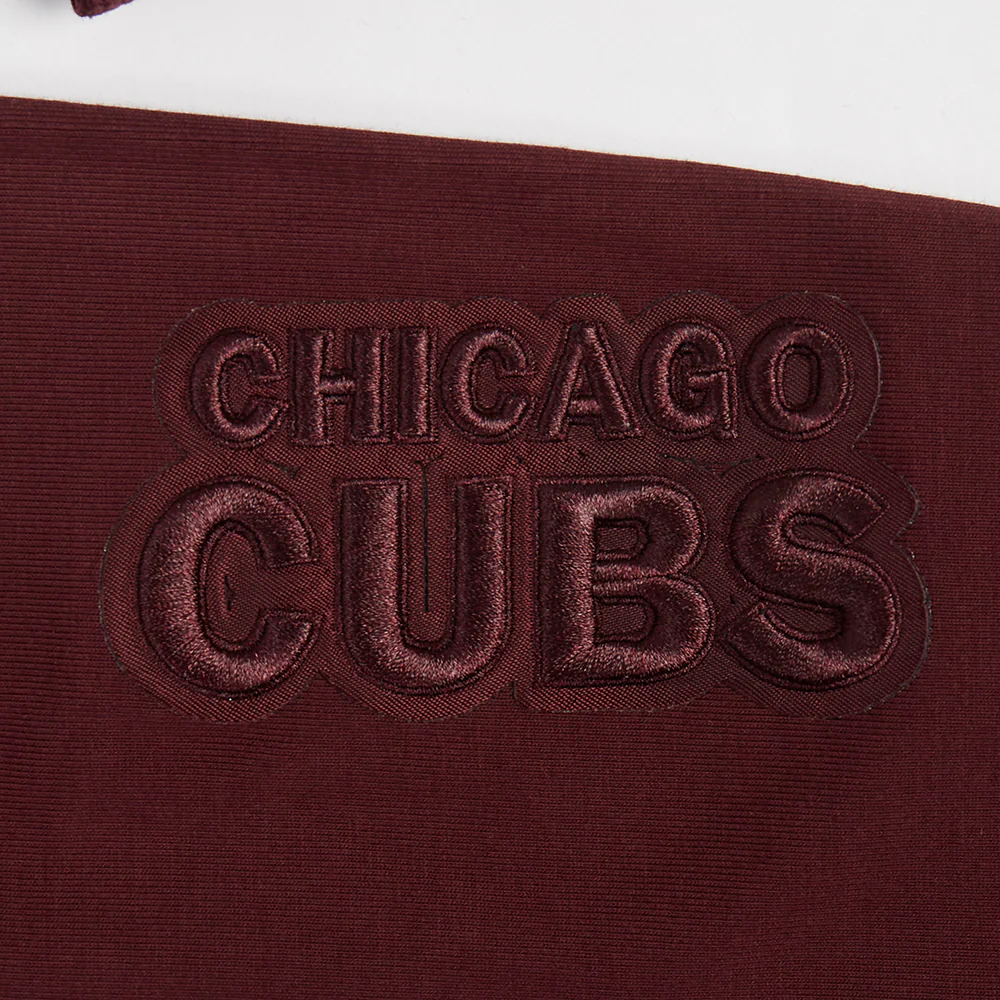 MLB CHICAGO CUBS NEUTRAL HIGH WAIST JERSEY LEGGING (WINE) - Image 6