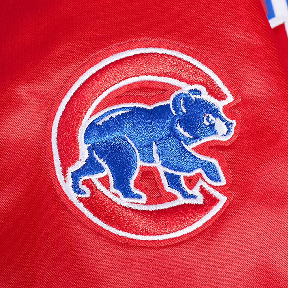 MLB CHICAGO CUBS CLASSIC WOMEN'S SATIN JACKET (RED) - Image 6