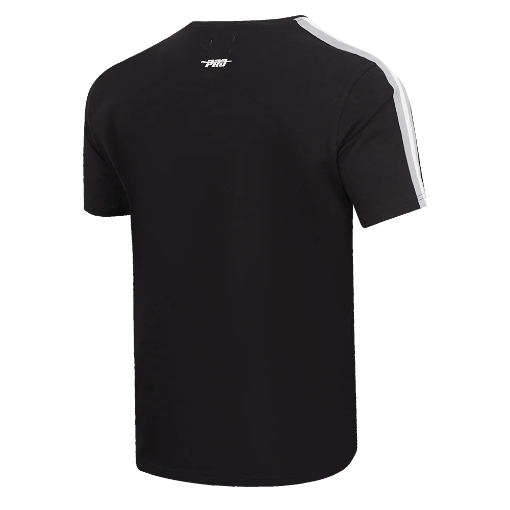 MLB COLORADO ROCKIES RETRO CLASSIC MEN'S STRIPED TOP (BLACK/GRAY) - Image 4