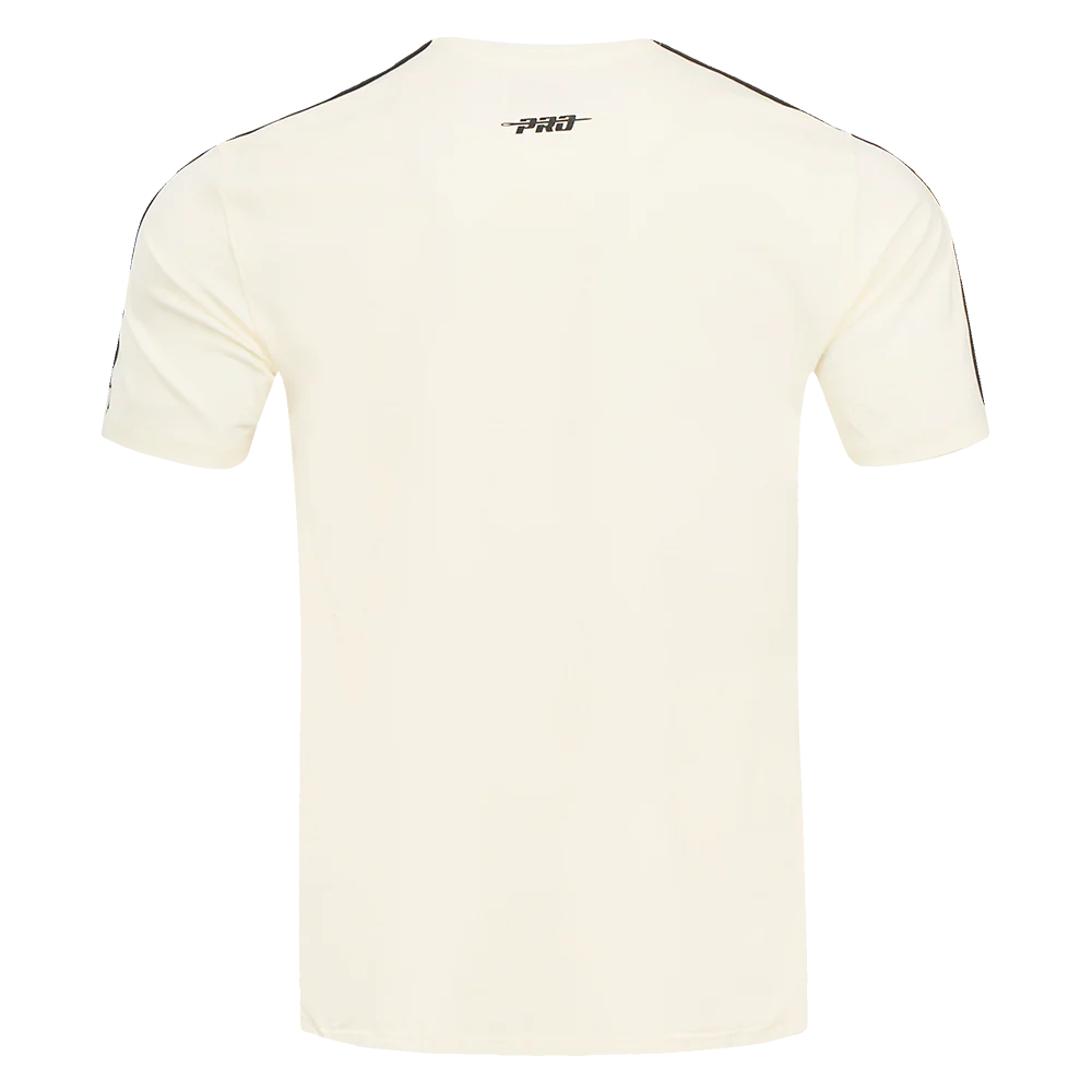 MLB COLORADO ROCKIES RETRO CLASSIC MEN'S STRIPED TOP (EGGSHELL/ BLACK) - Image 3