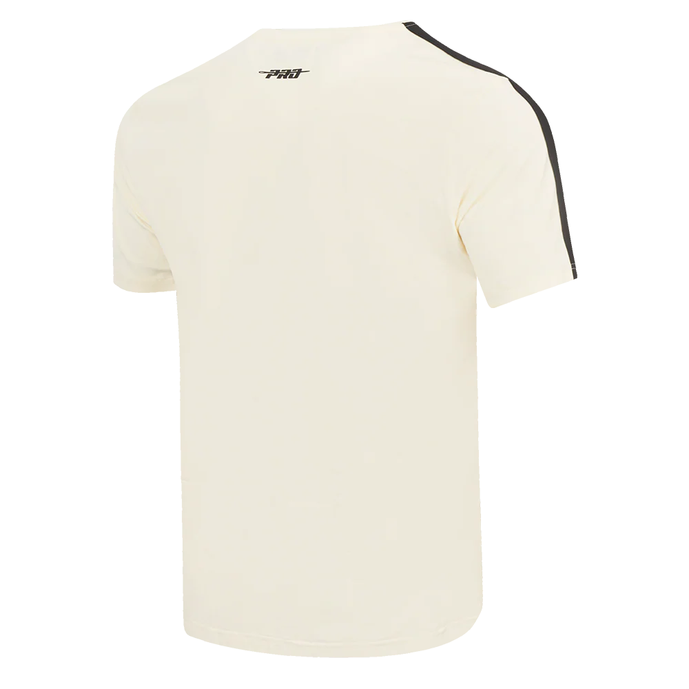 MLB COLORADO ROCKIES RETRO CLASSIC MEN'S STRIPED TOP (EGGSHELL/ BLACK) - Image 4