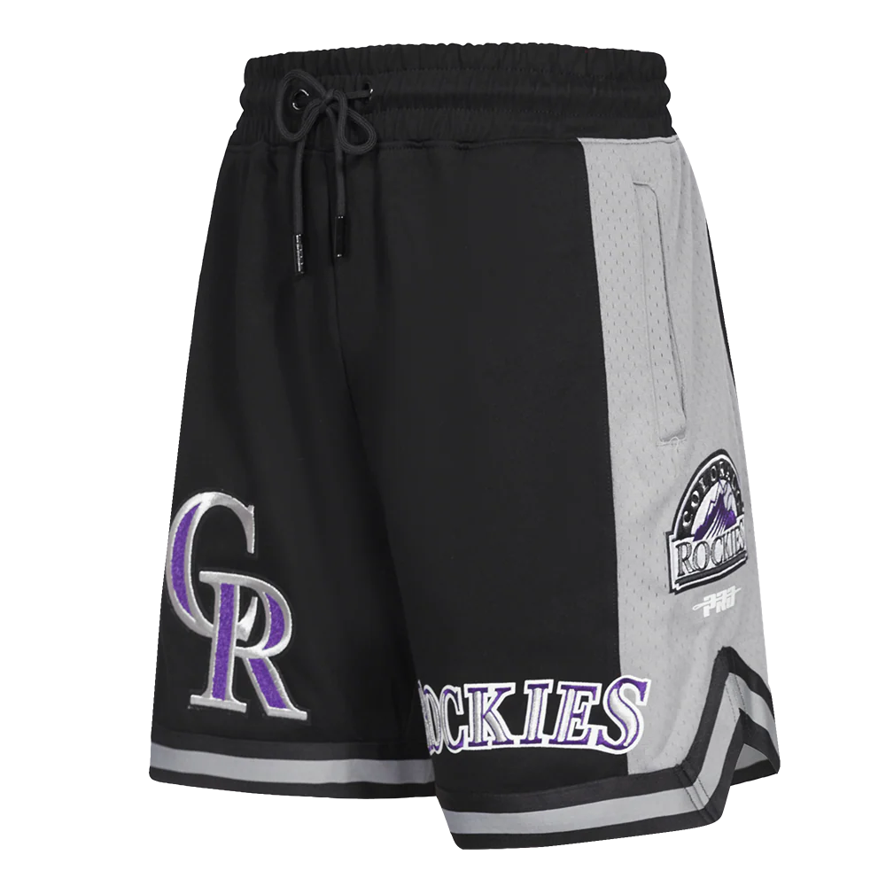 MLB COLORADO ROCKIES RETRO CLASSIC MEN'S 2.0 SHORT (BLACK/GRAY)