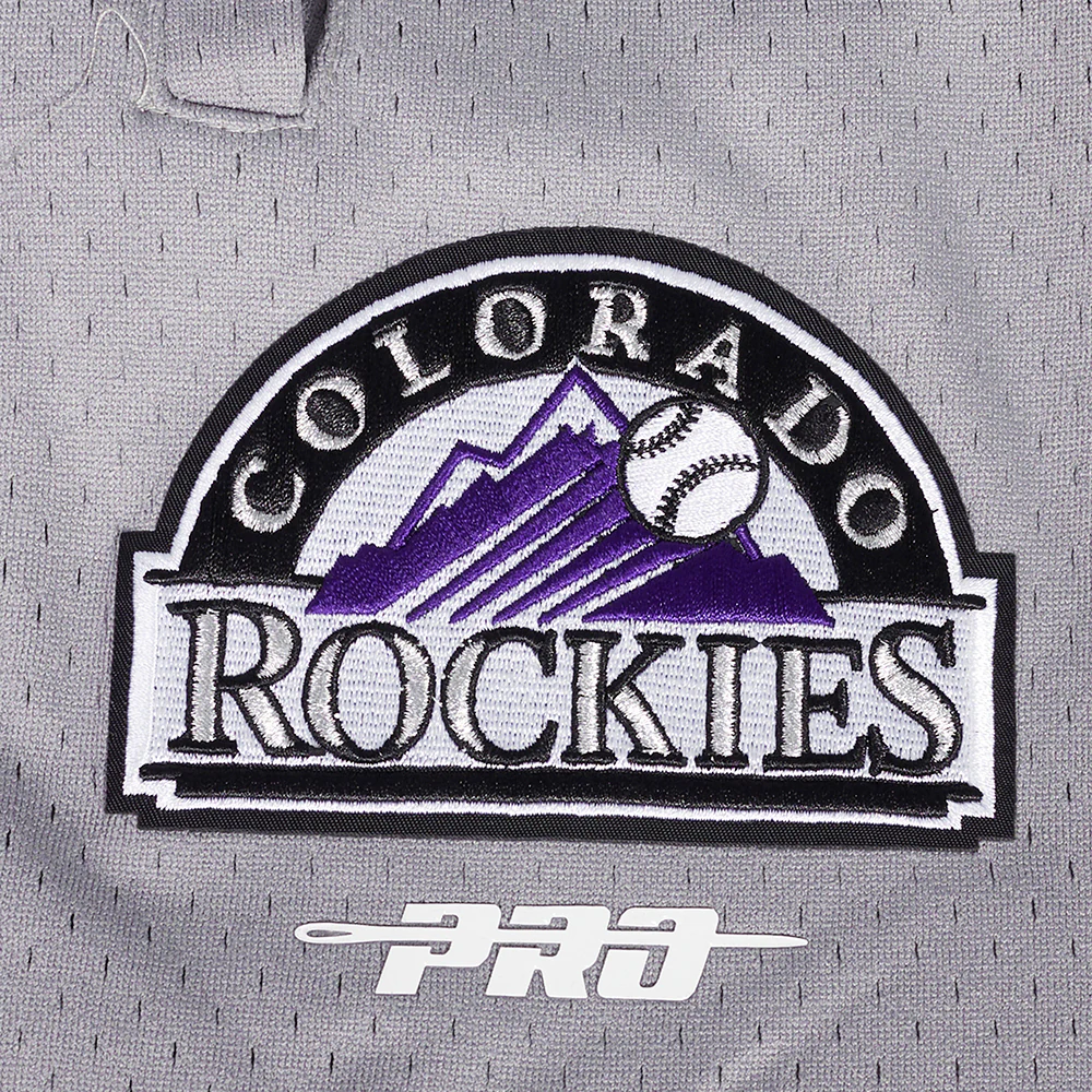 MLB COLORADO ROCKIES RETRO CLASSIC MEN'S 2.0 SHORT (BLACK/GRAY) - Image 8