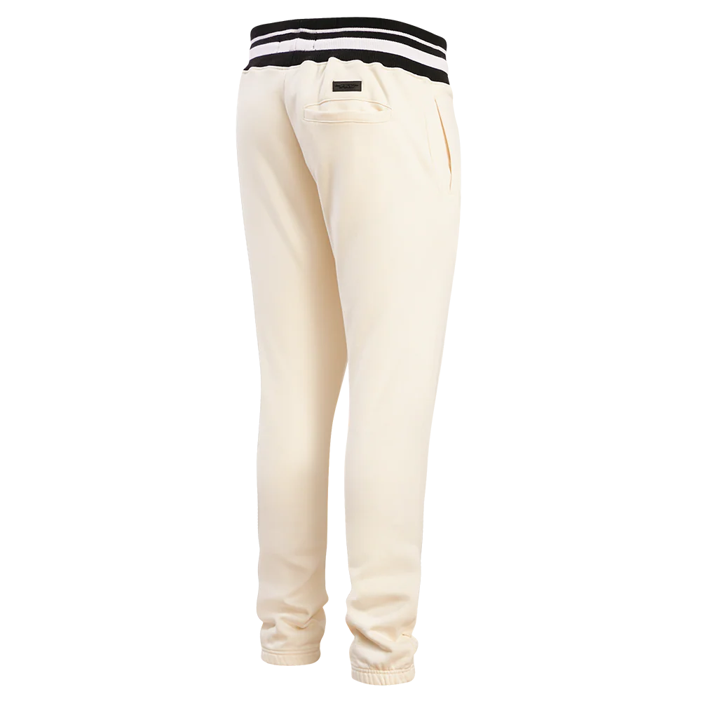 MLB COLORADO ROCKIES RETRO CLASSIC MEN'S SWEATPANT (EGGSHELL/ BLACK) - Image 4