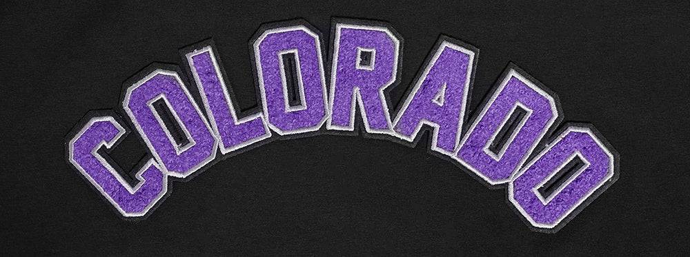 MLB COLORADO ROCKIES CLASSIC SINGLE JERSEY BOXY TEE (BLACK) - Image 6