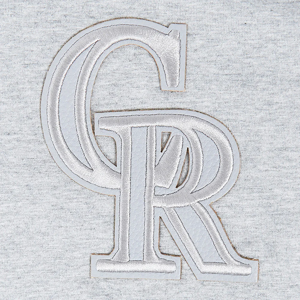 MLB COLORADO ROCKIES TRIPLE TONAL BODYCON WOMEN'S DRESS (HEATHER GREY) - Image 5