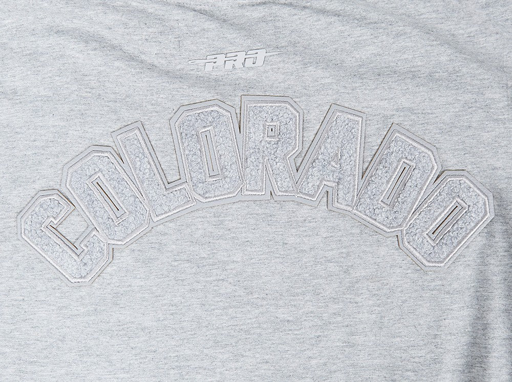 MLB COLORADO ROCKIES TRIPLE TONAL BODYCON WOMEN'S DRESS (HEATHER GREY) - Image 7