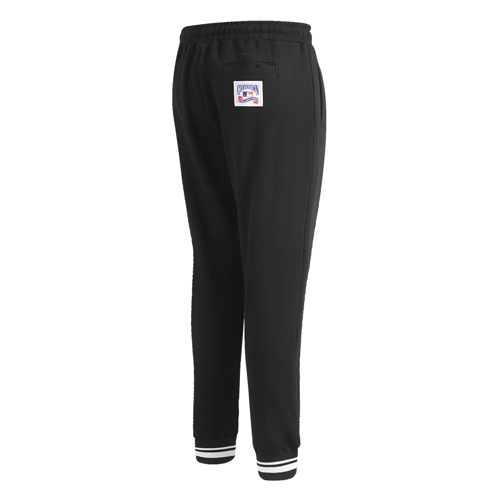 MLB COLORADO ROCKIES RETRO CLASSIC WOMEN'S RIB SWEATPANT (BLACK) - Image 3