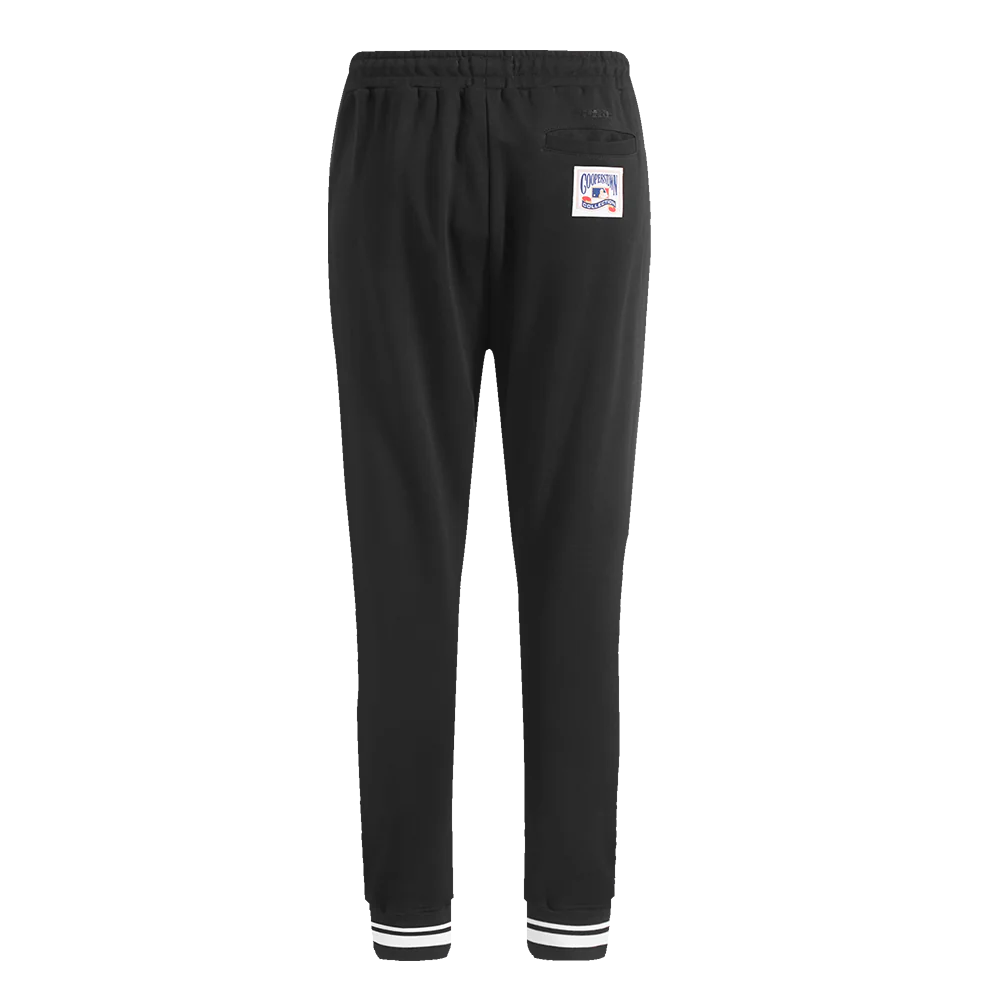 MLB COLORADO ROCKIES RETRO CLASSIC WOMEN'S RIB SWEATPANT (BLACK) - Image 4