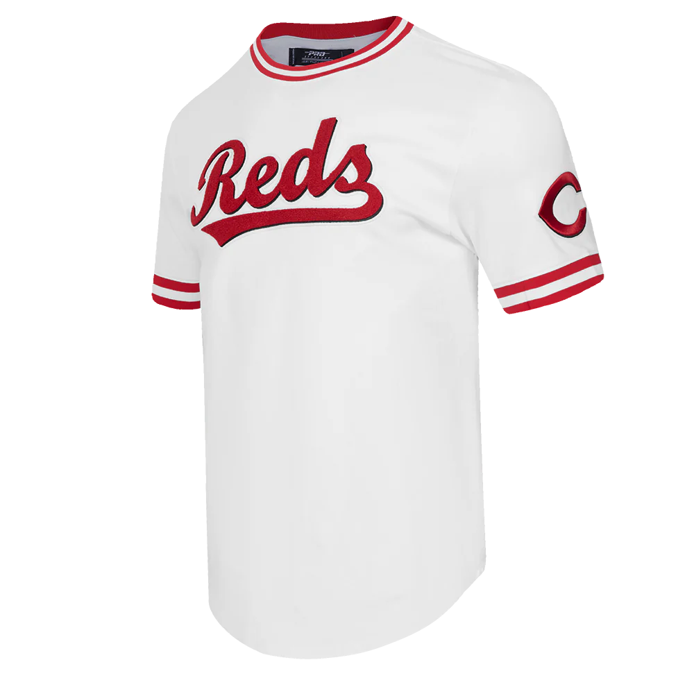 MLB CINCINNATI REDS CLASSIC CHENILLE MEN'S TOP (WHITE) - Image 2