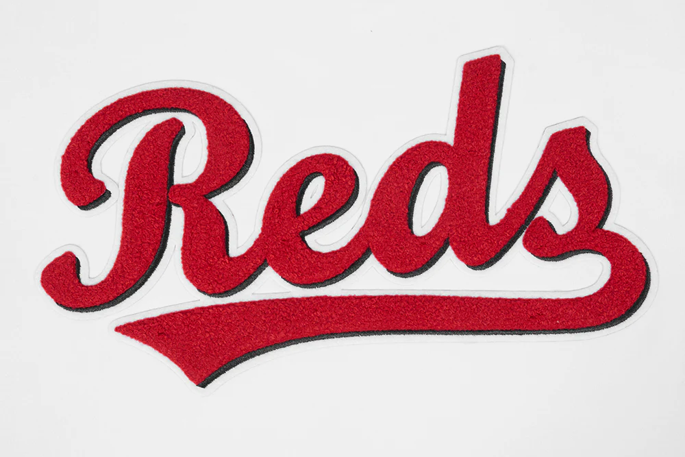 MLB CINCINNATI REDS CLASSIC CHENILLE MEN'S TOP (WHITE) - Image 5
