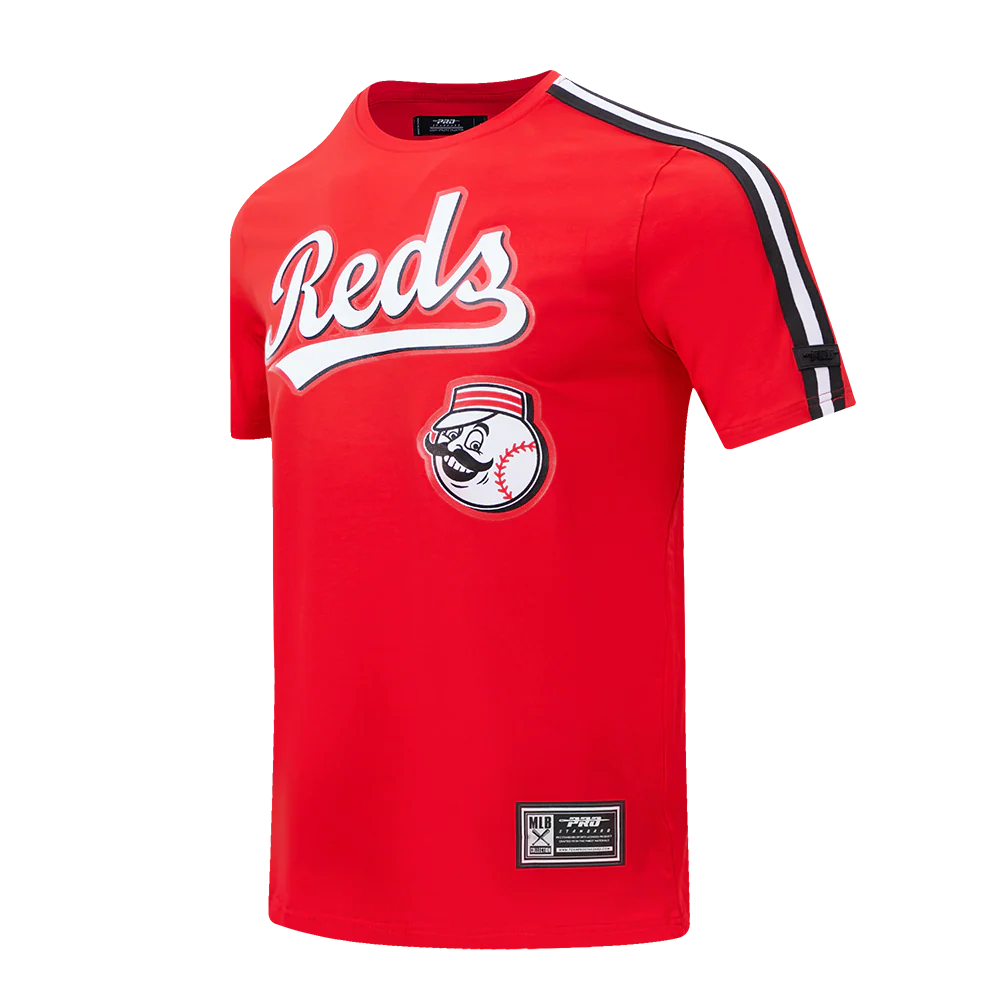MLB CINCINNATI REDS LOGO PRO TEAM MEN'S TAPING TOP (RED/BLACK) - Image 2
