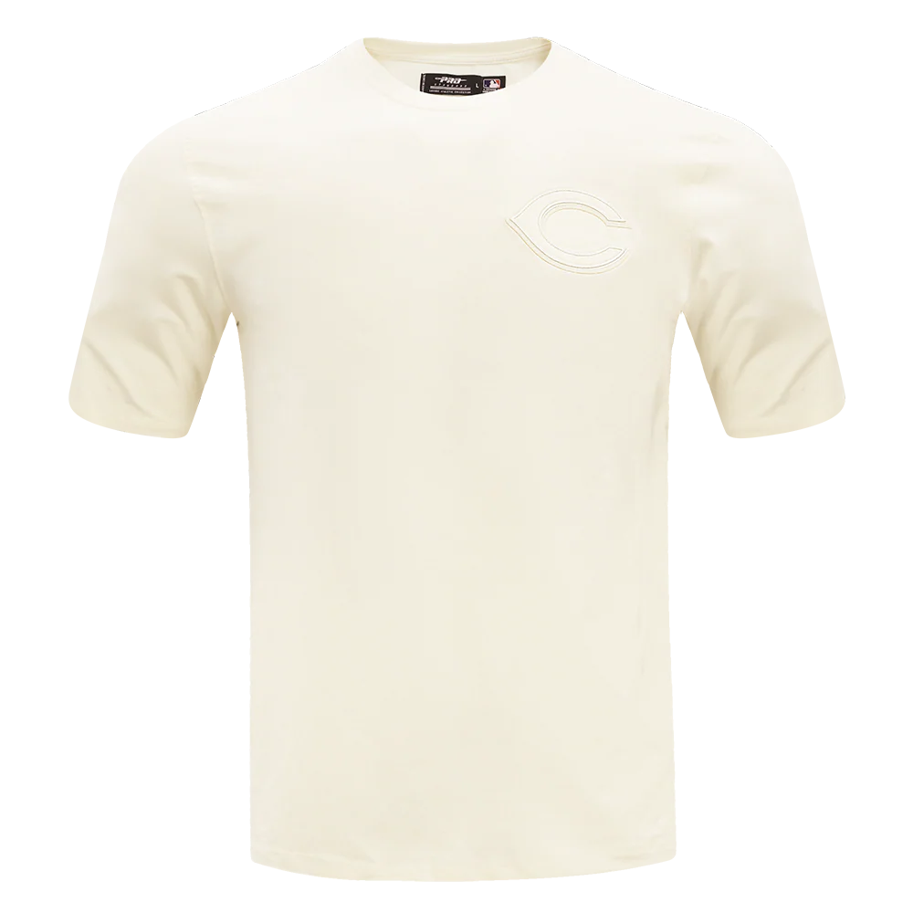 MLB CINCINNATI REDS NEUTRAL DROP SHOULDER MEN'S TOP (EGGSHELL)
