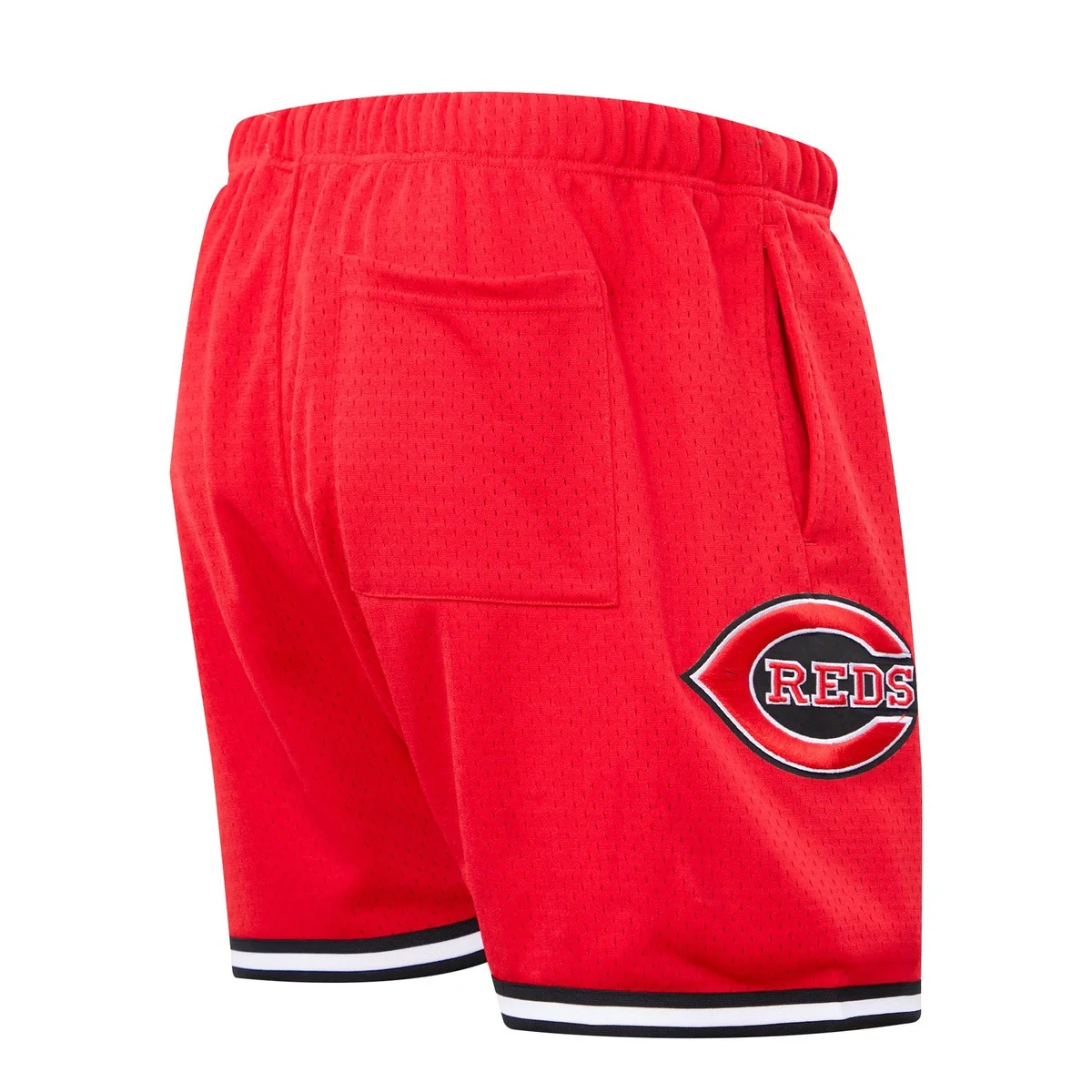 MLB CINCINNATI REDS MEN'S MESH SHORT (RED/BLACK) - Image 3