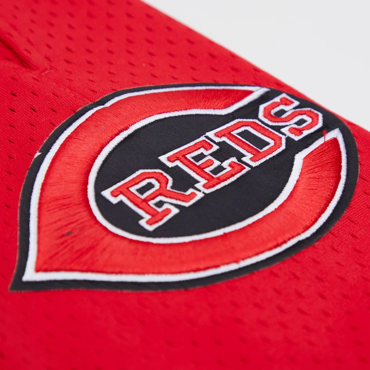 MLB CINCINNATI REDS MEN'S MESH SHORT (RED/BLACK) - Image 6