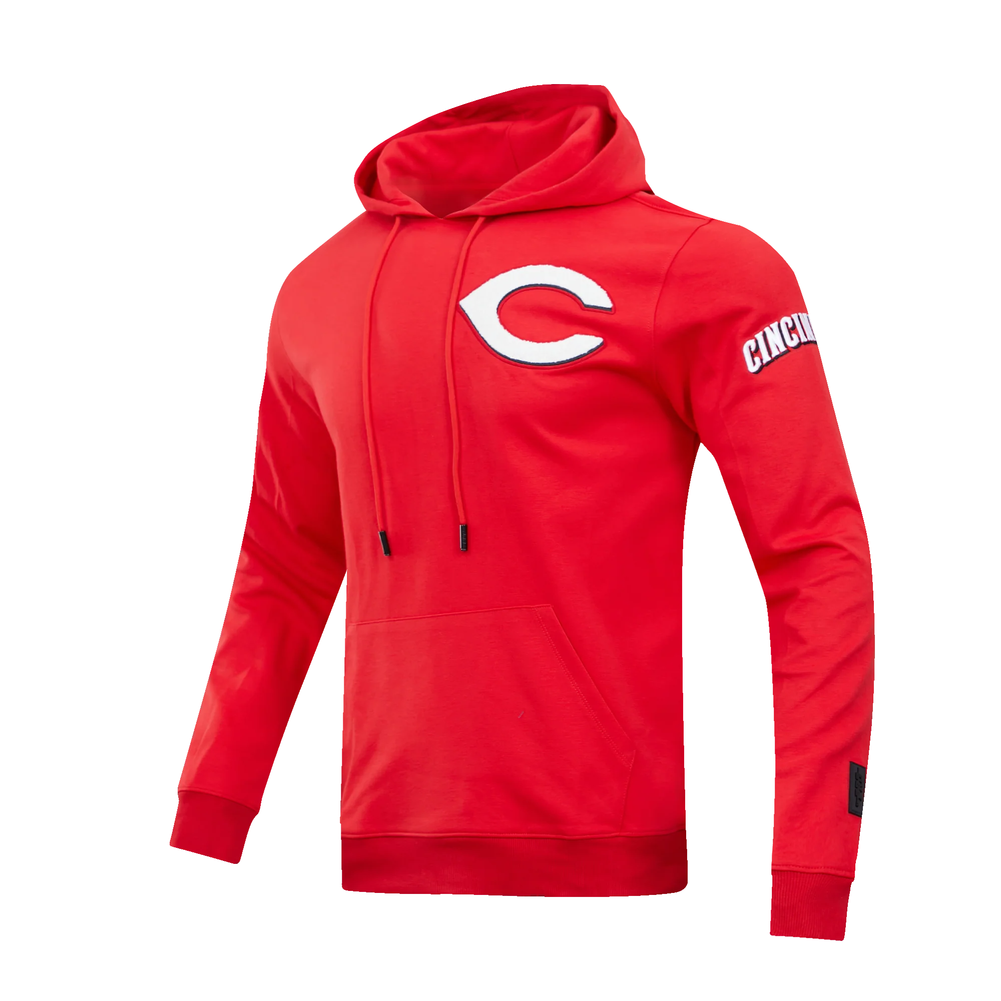 MLB CINCINNATI REDS CLASSIC CHENILLE MEN'S PULL OVER HOODIE (RED) - Image 4