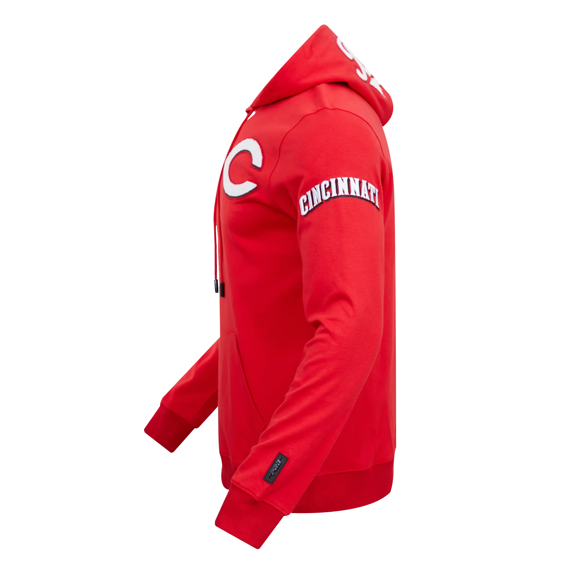 MLB CINCINNATI REDS CLASSIC CHENILLE MEN'S PULL OVER HOODIE (RED) - Image 5