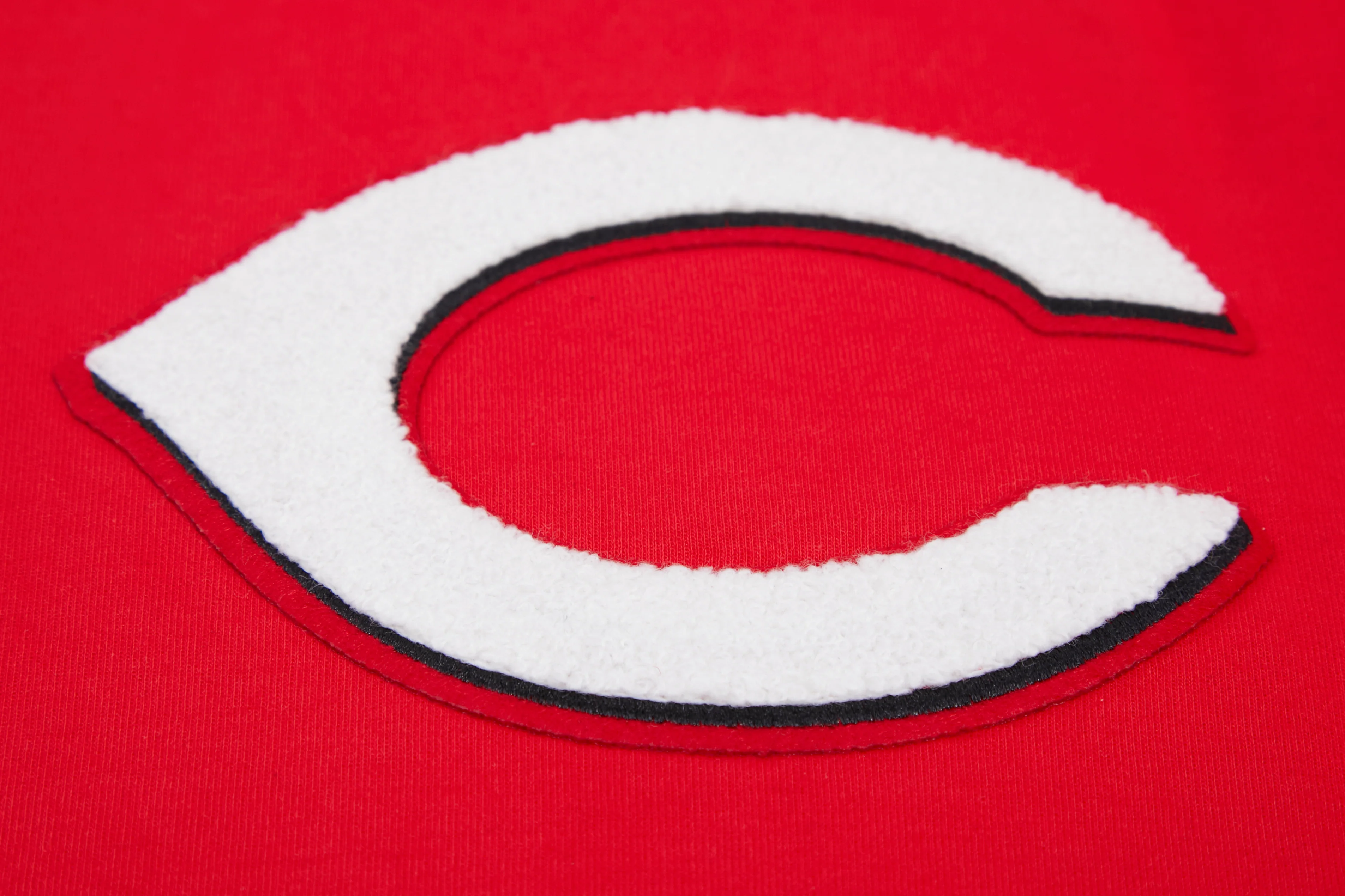 MLB CINCINNATI REDS CLASSIC CHENILLE MEN'S PULL OVER HOODIE (RED) - Image 8